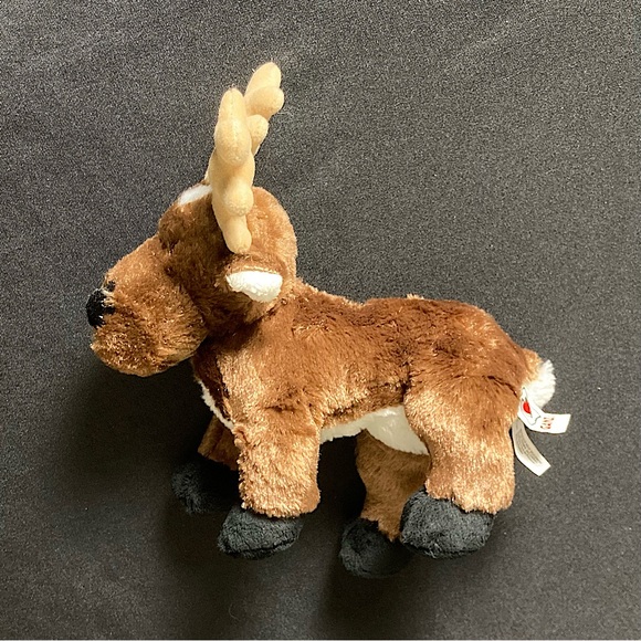 ⭐️ Almost Vintage 2007 Ganz Webkinz Reindeer Plush No Code - Picture 2 of 15